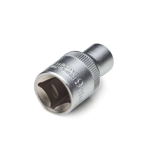 Насадка шестигранна 1/2" 9 мм CrV CИЛА Житомир - фото 1