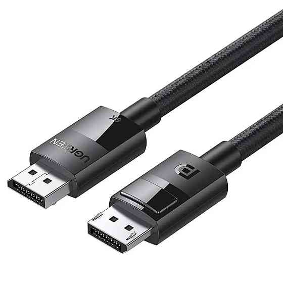 Мультимедійний Display Port кабель V1.4 Ugreen DP114 8K@60Hz 4K@144Hz 80392 (Чорний, 2м) Николаев
