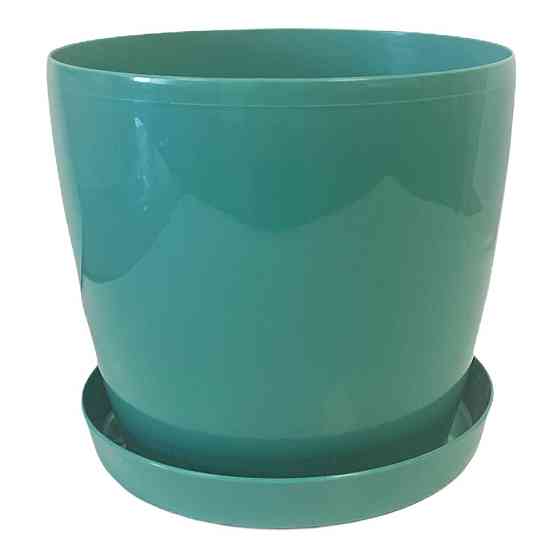 Горщик для квітів з підставкою "Магнолія" 155мм (кольори в асортименті) Харків