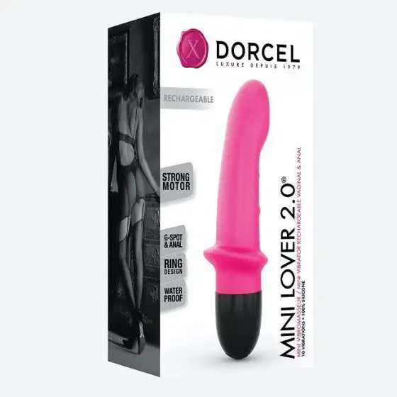 Вібратор Dorcel Mini Lover Magenta 2.0 перезаряджуваний, для точки G і масажу простати Львів