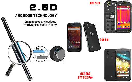 Защитное стекло ArmorGlass для CAT S60, CAT S61, CAT S62, CAT S62 Pro – устойчивое к царапинам и ударам Киев
