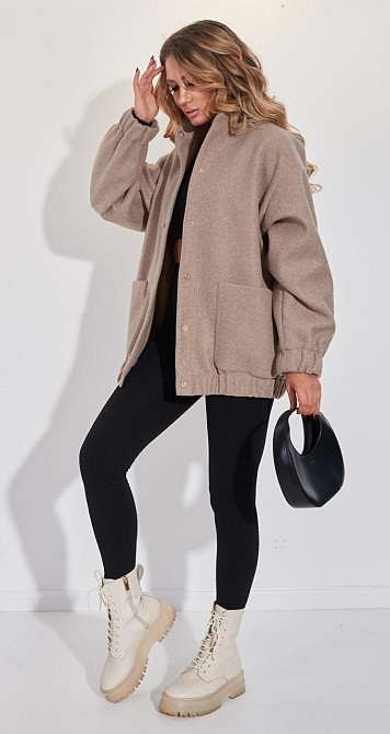 Бомбер кашеміровий ОВЕР (42) Київ - фото 2