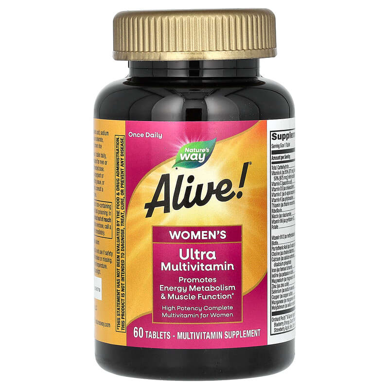 Мультивитамины для женщин (Alive! Women's multi-vitamin) 60 таблеток Київ - фото 1