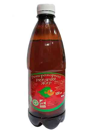 Ветеринарний риб'ячий жир 500 мл O.L.KAR. Вінниця