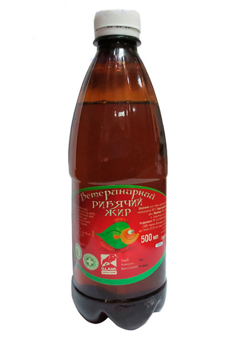 Ветеринарний риб'ячий жир 500 мл O.L.KAR. Вінниця - фото 1