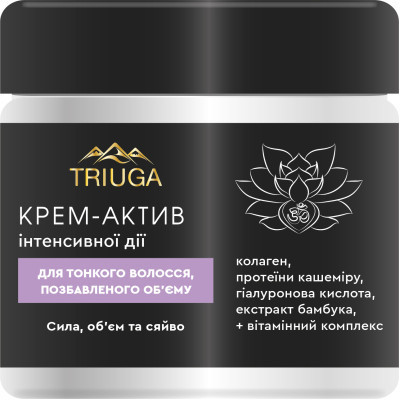 Крем для волосся Triuga Ayurveda Professional Home Care Сила, об'єм та сяйво Для тонкого волосся 300 мл (4820164640777) Вінниця - фото 1