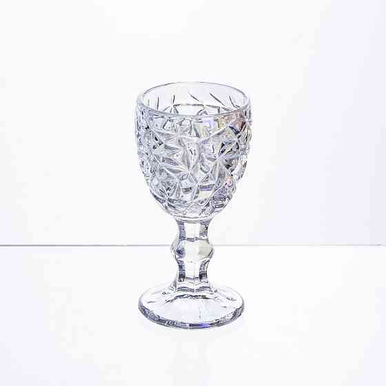 Набір чарок на ніжці 6 штук 50 мл для горілки наливки подарункові чарки скляні HP-19-178 Коломыя