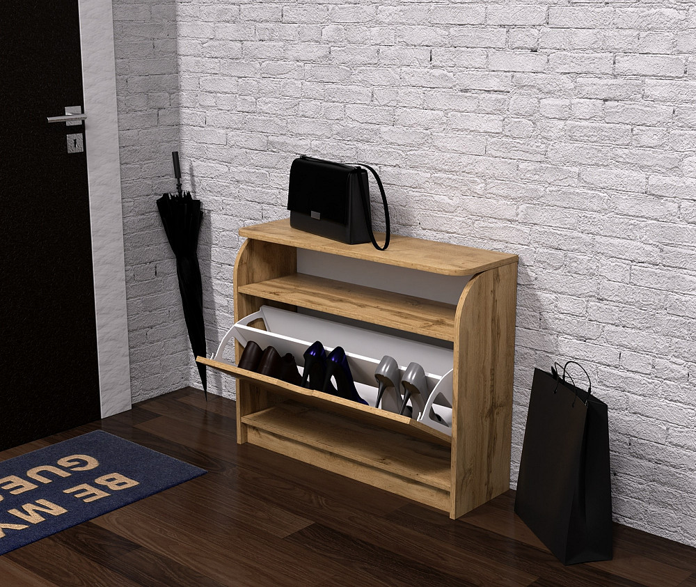 Тумба для обуви №3, Дуб Аппалачи, 800/250/650 Львов - изображение 3
