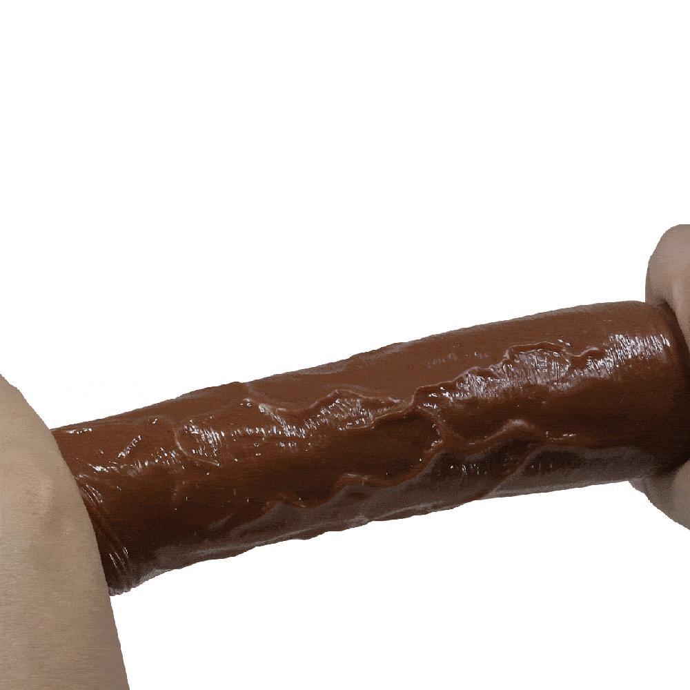 Реалистичный вибратор - Pretty Love Osric Realistic Vibrating Dildo Brown Sex Aura Киев - изображение 9