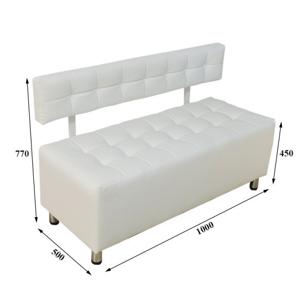 Диван для зони очікування Олівер 100см Київ - фото 3