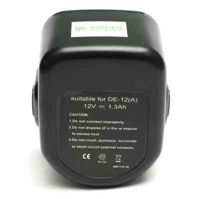 Акумулятор до електроінструменту PowerPlant для DeWALT GD-DE-12 12V 1.3Ah NICD(DE9074) (DV00PT0033) Вінниця