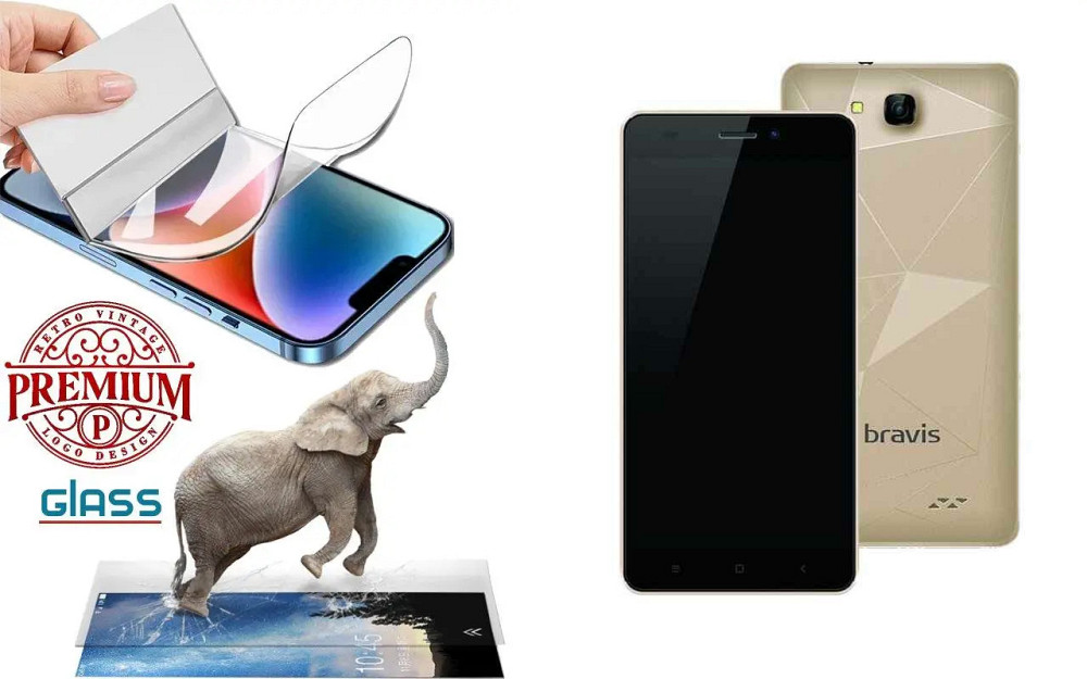 Полиуретановая пленка Bravis A503 Joy Dual Sim, Premium, толщина 0,2 мм Киев - изображение 1