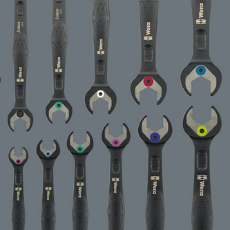 Набір ключів комбінованих Wera з тріскачкою 8-19мм 11шт, в сумці, Joker 6000 Black Edition 05020017001 Одеса - фото 8