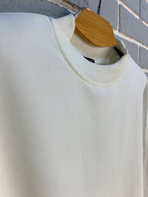 Футболка женская KEYYMOD 23688 оверсайз свободный крой с подплечниками one size, белый, one size Киев - изображение 2