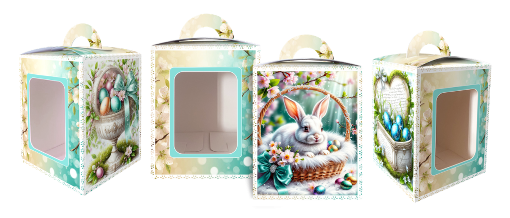 Коробка під великодня Великодня 14 см * 14 см*18,7 см (400 гм) No7 (1 шт.) Харків - фото 2