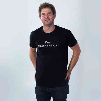 Футболка Sol's Imperial 190 I'am Ukrainian чорний S (11500309/138S) Вінниця