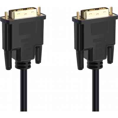 Кабель мультимедийный DVI to DVI 3.0m Single link 18+1 Prologix (PR-DVI-DVI-P-05-28-3m) Винница