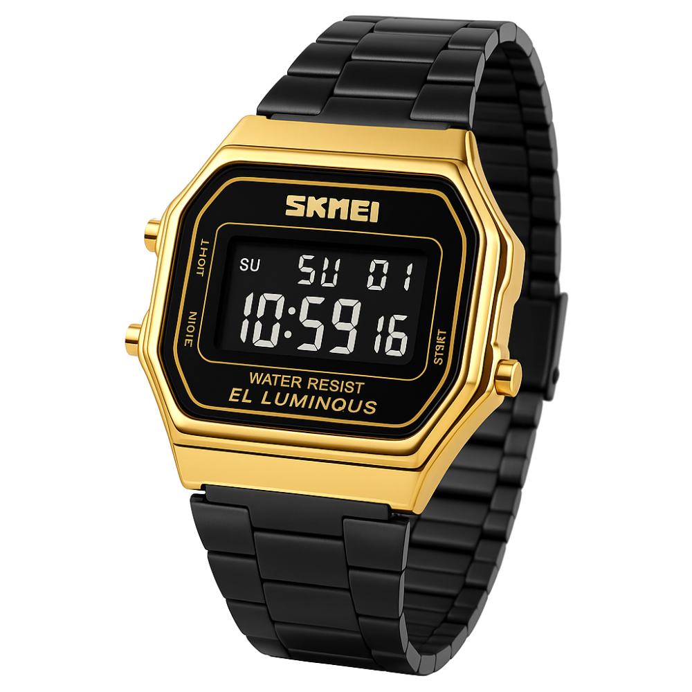 Простий електронний наручний годинник чоловічий SKMEI, Вінтажний наручний годинник YD-17 Львів - фото 14