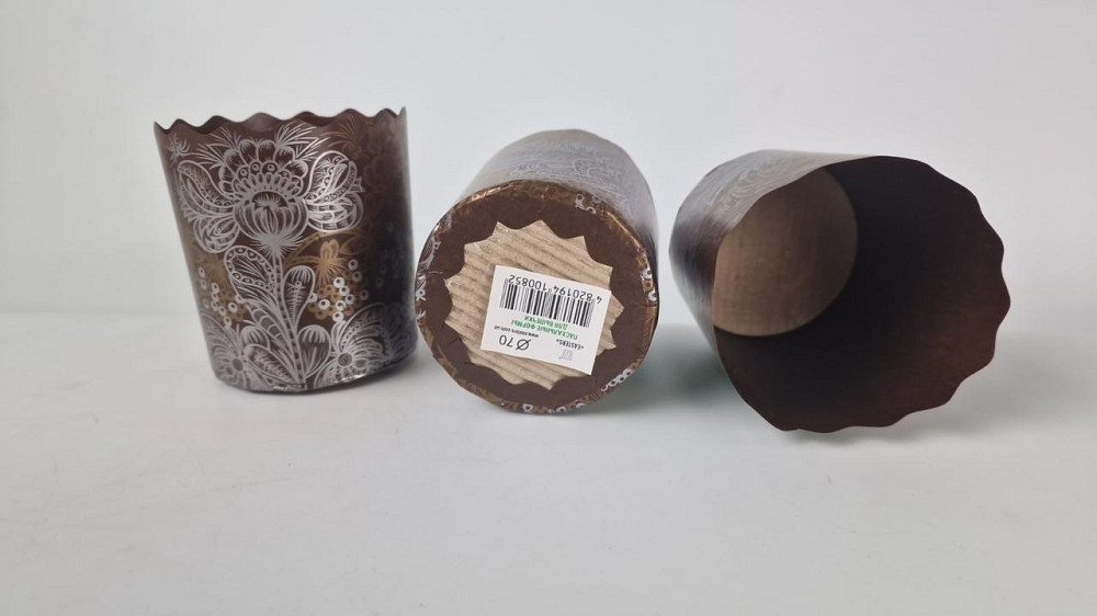 Бумажные формы для выпекания пасхальных паски (85*70) Жар-Птица(150гр) (50 шт) Харьков - изображение 3