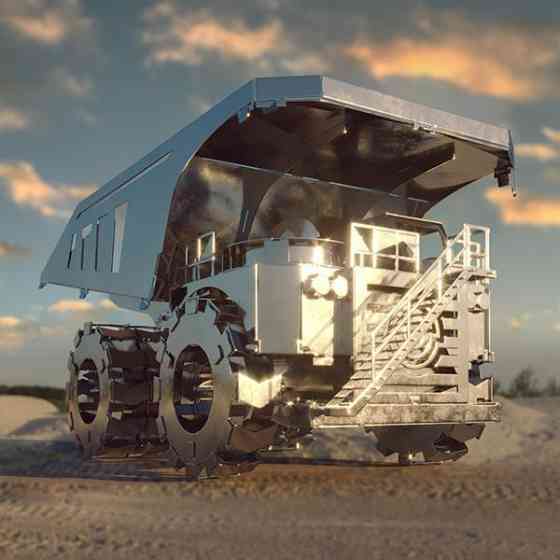 Колекційна модель-конструктор Metal Time Quarry Transporter Кар'єрний самоскид механічний (MT014) Харків