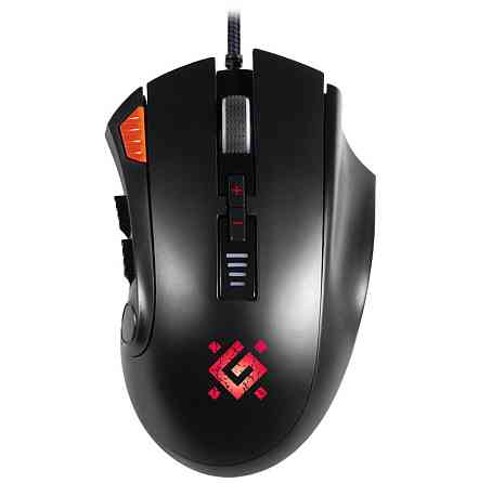 Ігрова миша Defender Oversider GM-917 RGB (12000dpi) 12 кнопок (Чорна) Вінниця