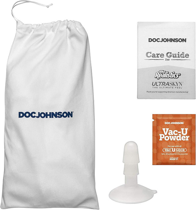 Фалоімітатор, що кінчає Doc Johnson The Realistic Cock ULTRASKYN - Squirting 9,5 Inch Chocolate Sex Aura Київ - фото 7