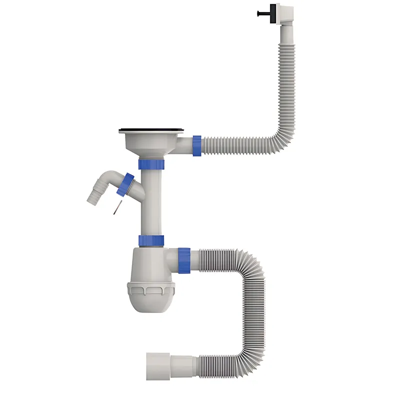 Сифон для кухні Mixxus SK-05-BL 3 1/2"x40 з пластиковою сіткою, відведенням для пральної машини ( 11836 ) Харків - фото 1