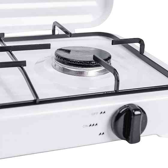 Настольная газовая плита на 2 конфорки мини газовая плита для баллонного газа Белая Sokany SK-6002 Киев