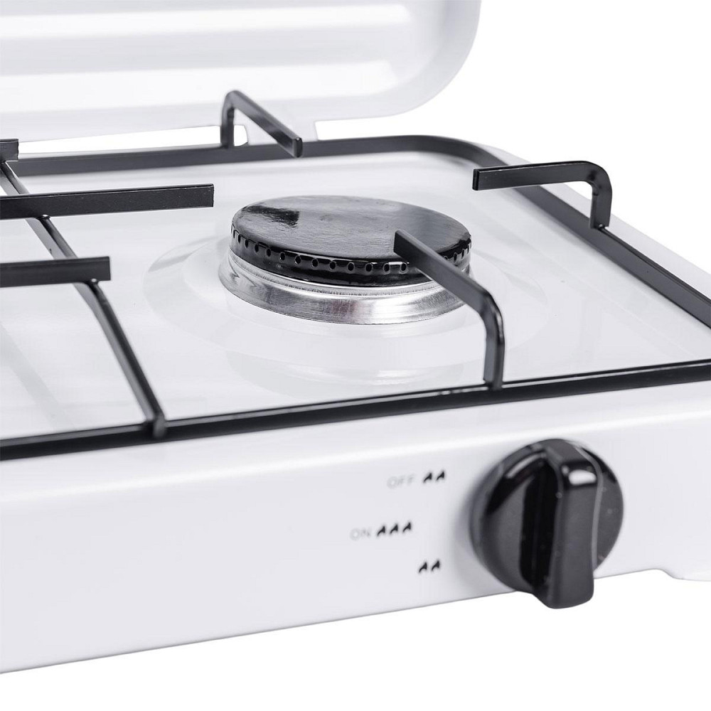 Настольная газовая плита на 2 конфорки мини газовая плита для баллонного газа Белая Sokany SK-6002 Киев - изображение 6