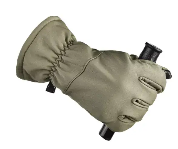 Тактические зимние перчатки ВСУ (размер L) Оливковый Винница - изображение 5