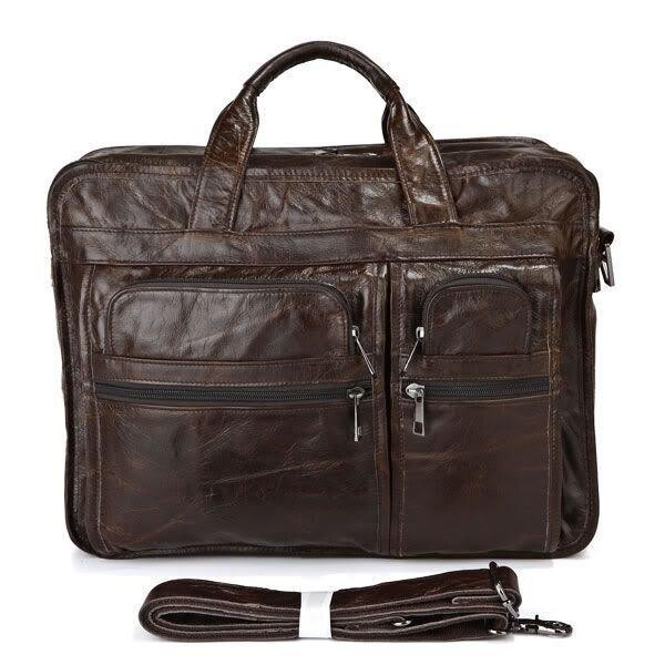 Сумка мужская Vintage 14056 Коричневая Киев - изображение 9