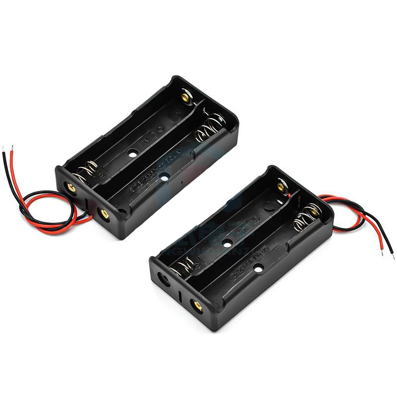 Бокс для 2-х акумуляторів 18650 з проводами для Arduino Київ - фото 1