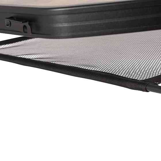 Стол Bo-Camp Melrose Oval 120x80 cm Black/Wood look (1404220) Вінниця