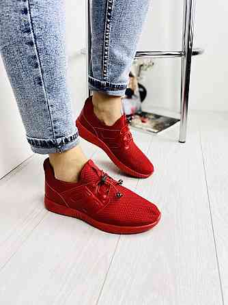 No brend Кросівки жіночі L-132 червоні (весна-осінь, сітка) (1499) 36р.37р.38р. Коломыя