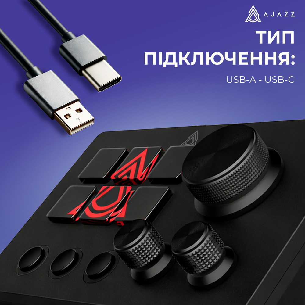 Контролер для стримінгу Ajazz AKP03E USB Black ( 10055 ) Харьков - изображение 7