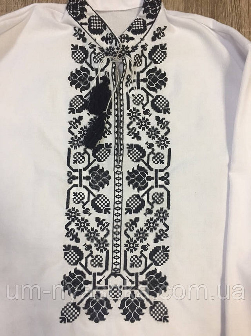 Мужская льняная вышиванка Всеволод2 Кривой Рог - изображение 4