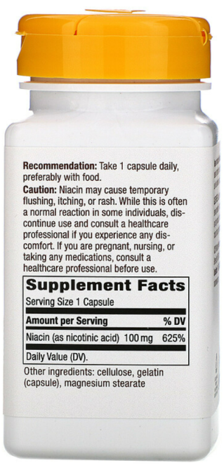 Вітамін В3 ніацин 100 мг Nature's Way Niacin 100 капс Київ - фото 2