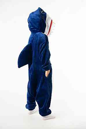 Кигуруми Акула, детская пижама, велсофт,топ Крохатушка одяг Киев