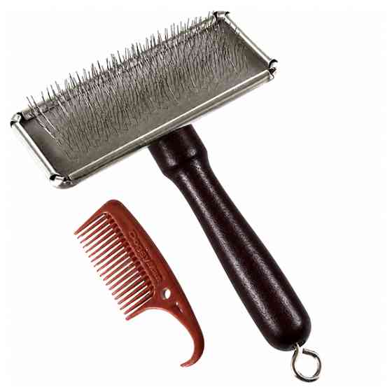 Cattyman NSC Slicker Brush КЭТТИМЕН СЛИКЕР ПУХОДЕРКА с расческой для котов Киев