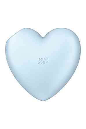 Вакуумний стимулятор-серце з вібрацією Satisfyer Cutie Heart Blue Sex Aura Київ