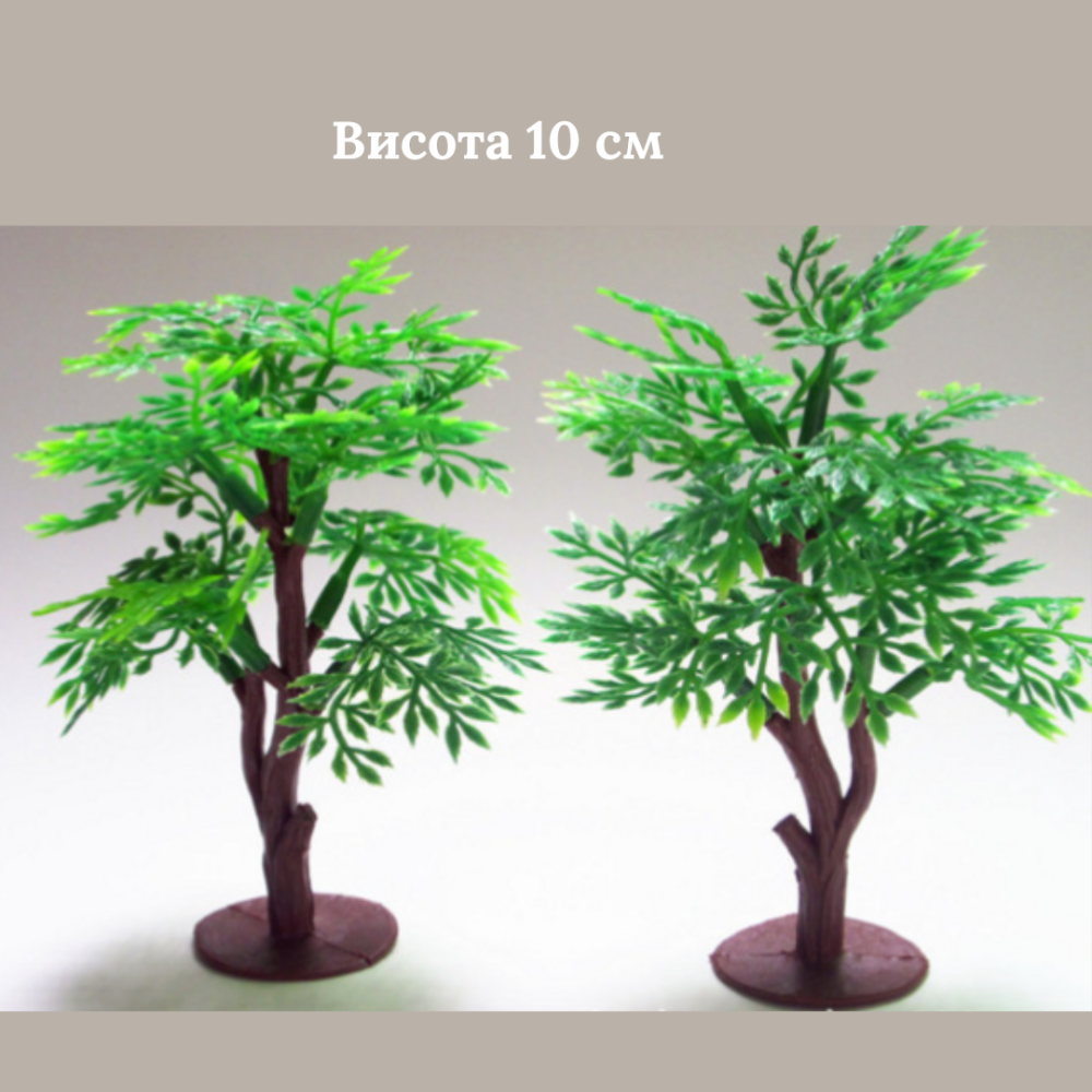Штучне дерево Ясень на підставці 10 см для мініатюри Одеса - фото 1