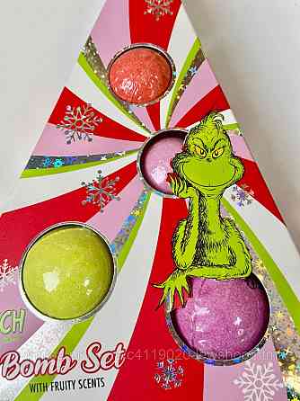 Бомбочка для ванни Грінч The Grinch у новорічній упаковці 80 г Чернівці