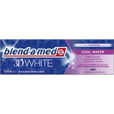 Зубна паста Blend-a-med 3D White Прохолодна вода 75 мл (8006540793138) Вінниця - фото 2