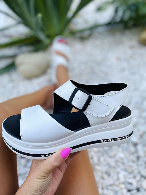 teona Босоніжки жіночі TEONA 123 білі (літо, шкіра натуральна) (4103) 38 Коломия - фото 1