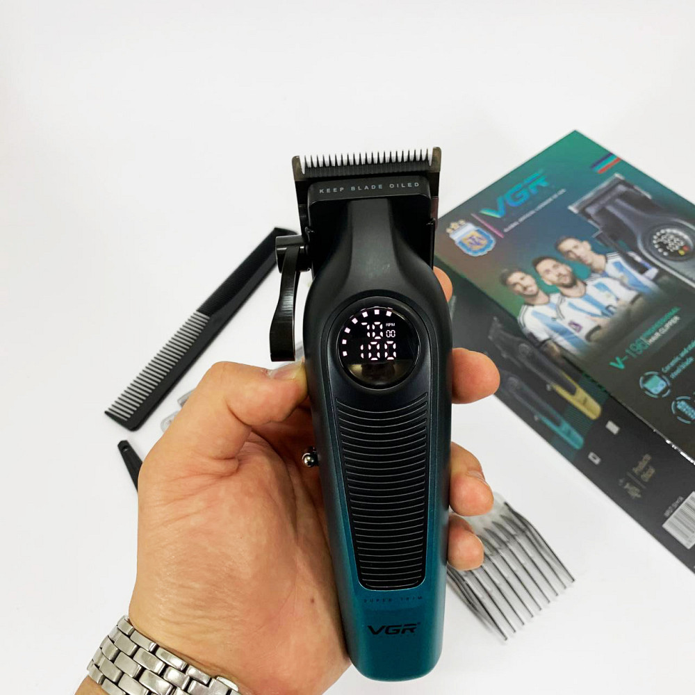 Професійна машинка для волосся VGR, Багатофункціональний тример для стрижки волосся і бороди CJ-27 Львів - фото 13