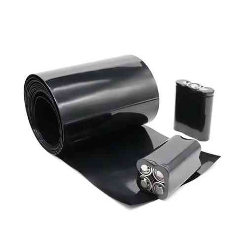 Термоусадочная трубка ПВХ 80x0.1мм, 1м, черная Винница