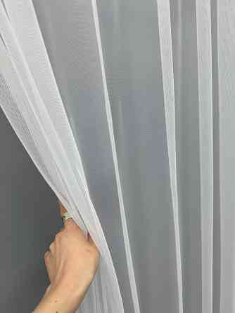 Тюль "Грек-сітка" однотонна колір білий 1478т Київ