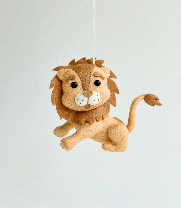 Іграшка з фетру ручної роботи Лев Київ - фото 1