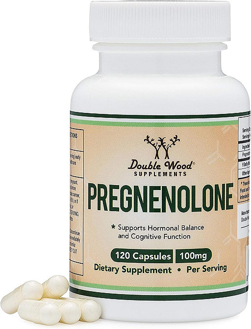 Прегненолон Double Wood Pregnenolone 100 mg, 120 caps Луцьк - фото 1