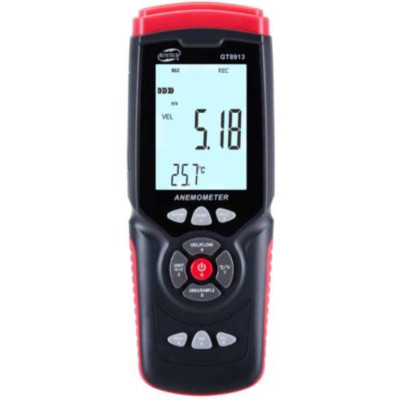 Анемометр Benetech цифровой 0,3-45м/с, 0-45°C, 10-90% (GT8913) Винница - изображение 2